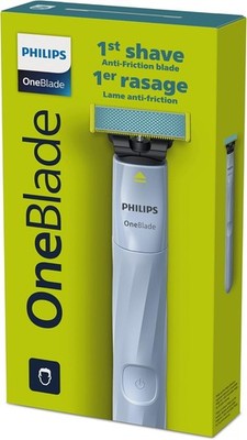 Philips OneBlade First Shave, Teen Hybrid Electric Shaving System with Anti-Fric