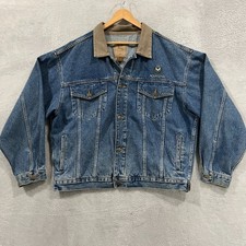 Vintage Denim jacket Gear for Sports XL Embro...