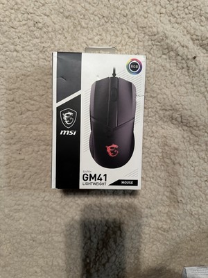 MSI Clutch GM41 Lightweight Wireless Gaming Mouse - Black