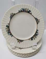 Set of 5 Lenox Rutledge Bread & Butter Enameled Plates