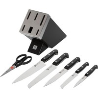 Zwilling Gourmet Messerblock 7-Tlg. SelbstschäRfend, Schwarz