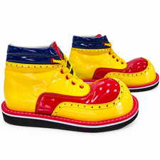 Mexican Professional Yellow Red Clown Shoes Zapato Para Payaso Made In Mexico