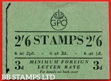 SG. BD18 (75). 2/6 - A very fine complete George VI booklet Containing St B61975