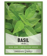 , Thai Basil Seeds for Planting Herbs - Heirloom Non-GMO Herb Plant Seeds for...