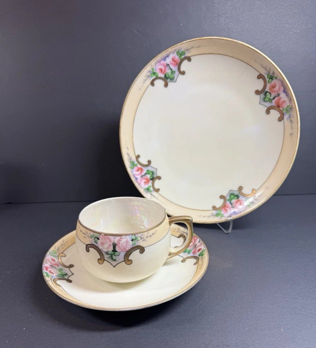 Occupied Japan Cup Saucer In Antique Ceramic & Porcelain Cups