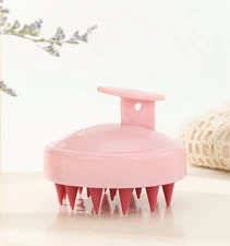 Head Scrubber Shampoo Brush Hair Scalp Massager Comb Wash Soft Silicone Brush US