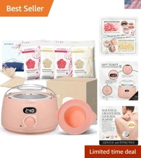 Fast Heating Wax Warmer Kit: 10-Minute Setup for Effortless Bikini & Body Waxing