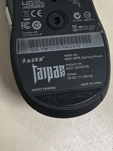 Razer Taipan RZ01-0078 Gaming Mouse Wired USB Optical LED Faulty - Picture 2 of 3