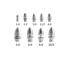 3PCS 2/2.3/3/4/5mm Bullet Head Propeller Clamp Navigation Model Brushless Motor