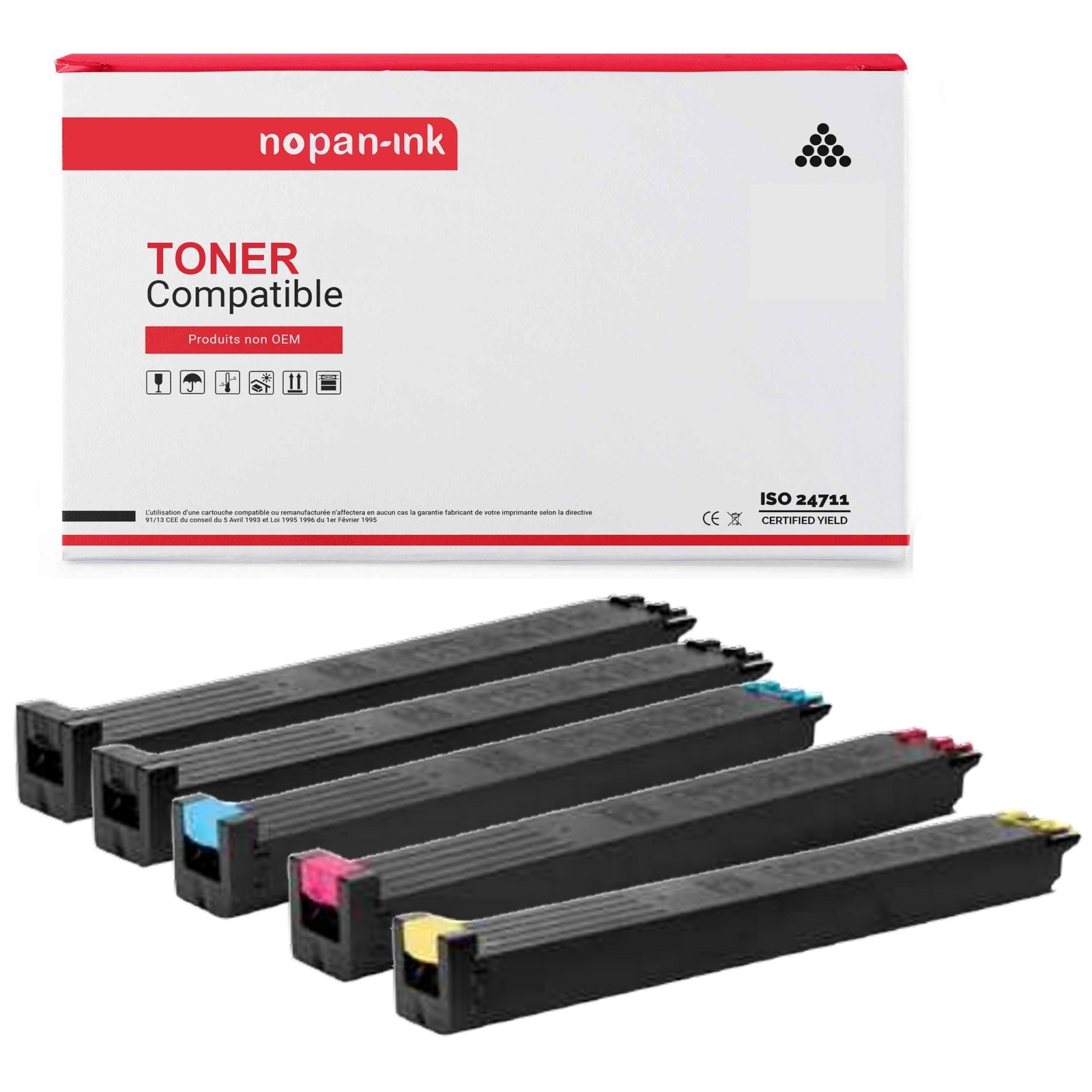 Toner MX60 Sharp MX-60 haute fidélité colorimétrique avec pack de 4 cartouches laser
