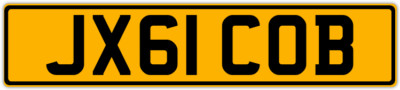 JACOB JAKOB JACOBS JACKO PRIVATE REGISTRATION CHERISHED NUMBER PLATE JX61 COB