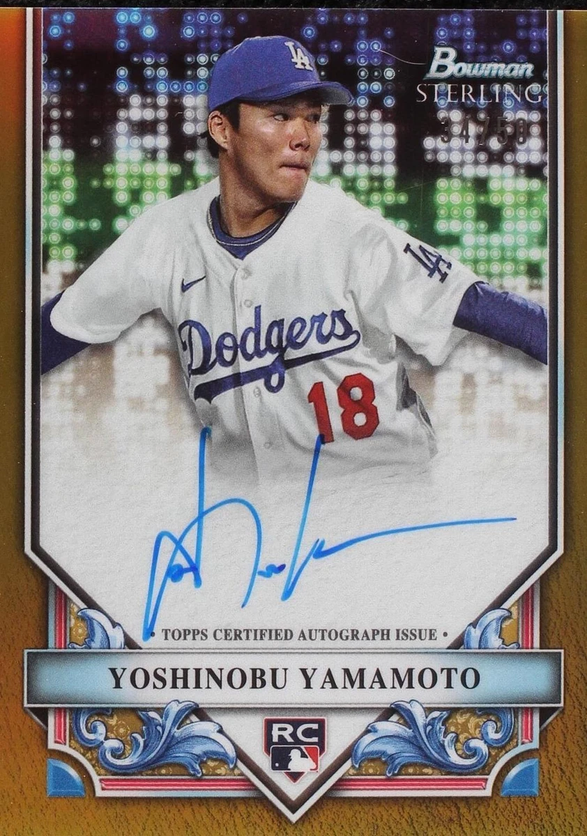 2024 Bowman Sterling - Yoshinobu Yamamoto #RA-YY for sale | eBay