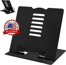 Metal Book Stand Book Holder Book Stand for Reading Adjustable Book Holder For