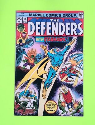 Defenders #28 Vol. 1 1975 Marvel Comics 1st App 7.0 Comic Book J8-65