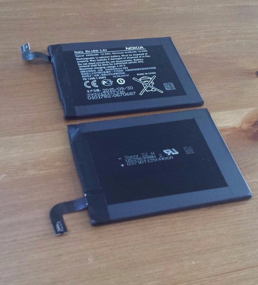 Batería Original NOKIA LUMIA 1520 BV-4BW 3500mAh Buena Calidad - ¡Vendedor Local! Foto 3 de 4