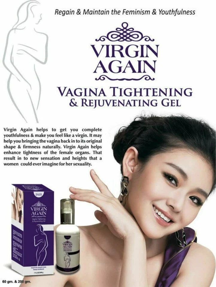 Virgin Again Gel Tensor Loción Gel Apretado Crema Herbal 50 gm Foto 3 de 3