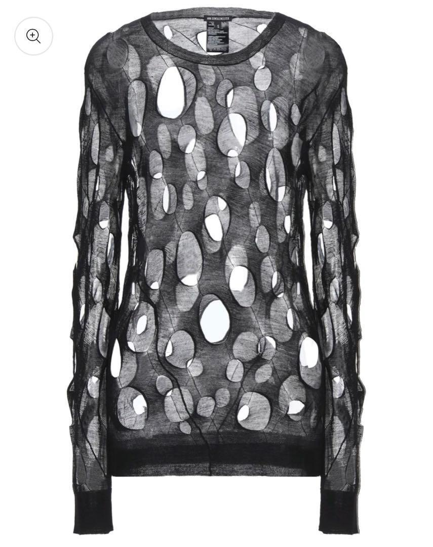 【希少】ANN DEMEULEMEESTER HOLES KNIT 20ss 希少】ANN DEMEULEMEESTER HOLES KNIT 20ss - メルカリ
