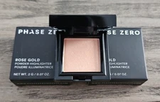 2X Phase Zero Powder Highlighter New Rose Gold Trial Size