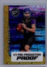 Tait Reynolds 2024 Leaf Football 1/1 Pre Production Proof