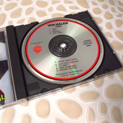 Van Halen 1984 CD Japan 9 Tracks Warner Bros 20p2-2618 OBI