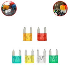Car Mini Fuse Set 5A 10A 15A 20A 25A Blade Type Fuses for Auto Electrical Fuses