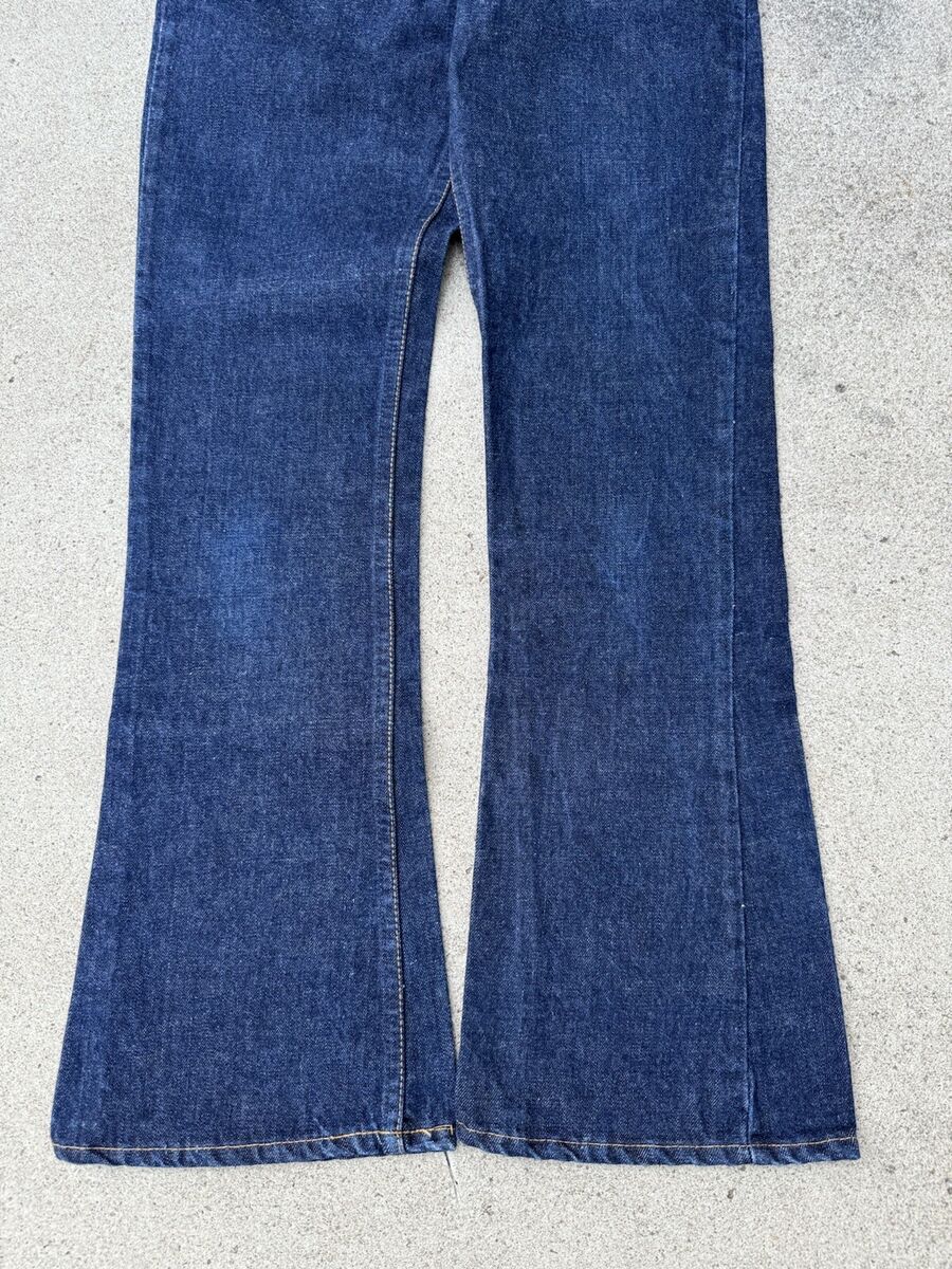 Vintage 70's Levi's 646 Orange Tab Bellbottom Flare Dark Vintage 70's Levi's 646 Orange Tab Bellbottom Flare Dark