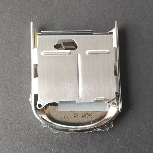 RARE New Nokia 8800 Classic Silver Front A-COVER Assembly Steel Flip Cover Cases - 第 2/5 張圖片