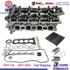 Cylinder Head Assembly & Gasket Set For 1.6L Hyundai Elantra Kia K4 G4FJ 2011-21