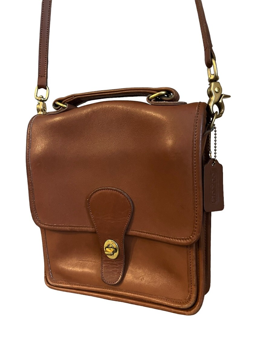 90s COACH Vintage Station Bag British Tan Glove Tanned