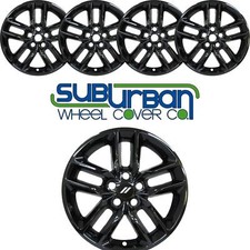 2021-2024 DODGE DURANGO GT and R/T # IMP484BLK 20" GLOSS BLACK WHEEL SKINS SET/4