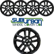 2021-2024 DODGE DURANGO GT and R/T # IMP484BLK 20" GLOSS BLACK WHEEL SKINS SET/4