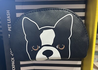 Marc Tetro Mini Backpack Coin Purse Pet Leash Black & White Boston Dog Gift Set Marc Tetro Mini Backpack Coin Purse Pet Leash Black & White  main image 3