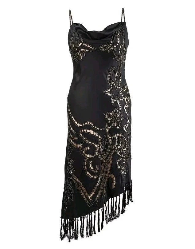 cache black and gold dress Ashley Lauren 4500 Size 14,16 Gold/Black Homecoming Dress Peak Point V Neck Formal Beaded Sequin Gown 14 / Gold/Black
