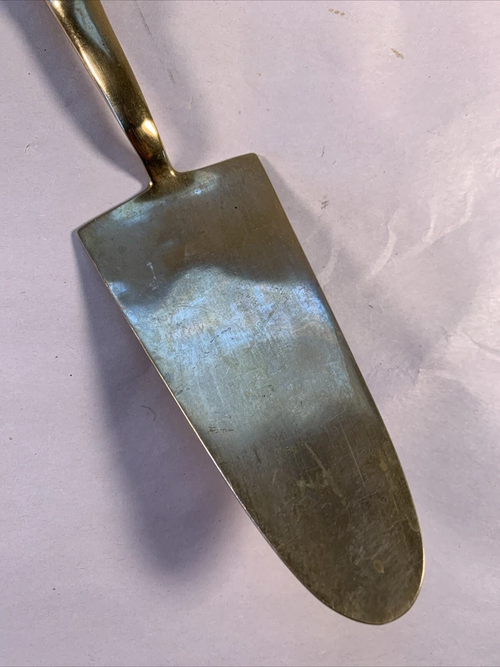 Cake Pie Slice Server Siam Sitting Buddha Brass with Wood Handle. - Изображение 4 из 4