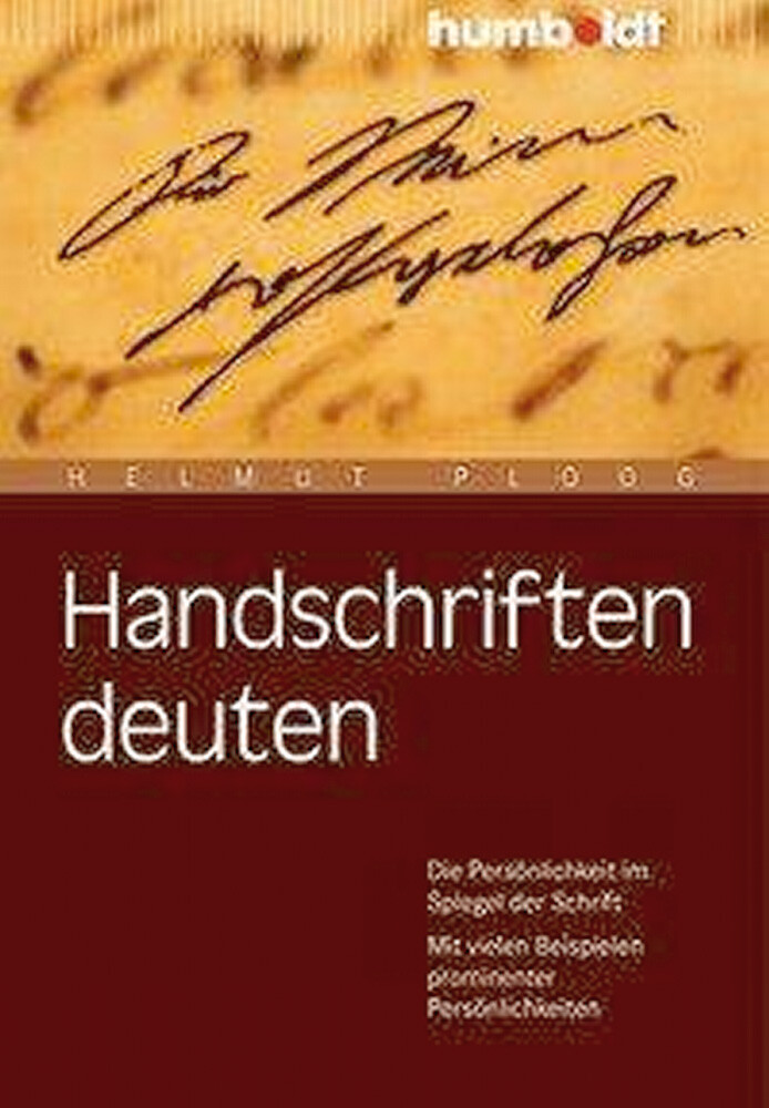 Thumbnail - Handschriften Deuten - Die Persönlichkeit Spiegel Der Schrift Dr.