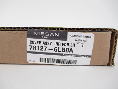 Genuine OEM Nissan 78127-6LB0A Driver LH Rear Upper Quarter Trim