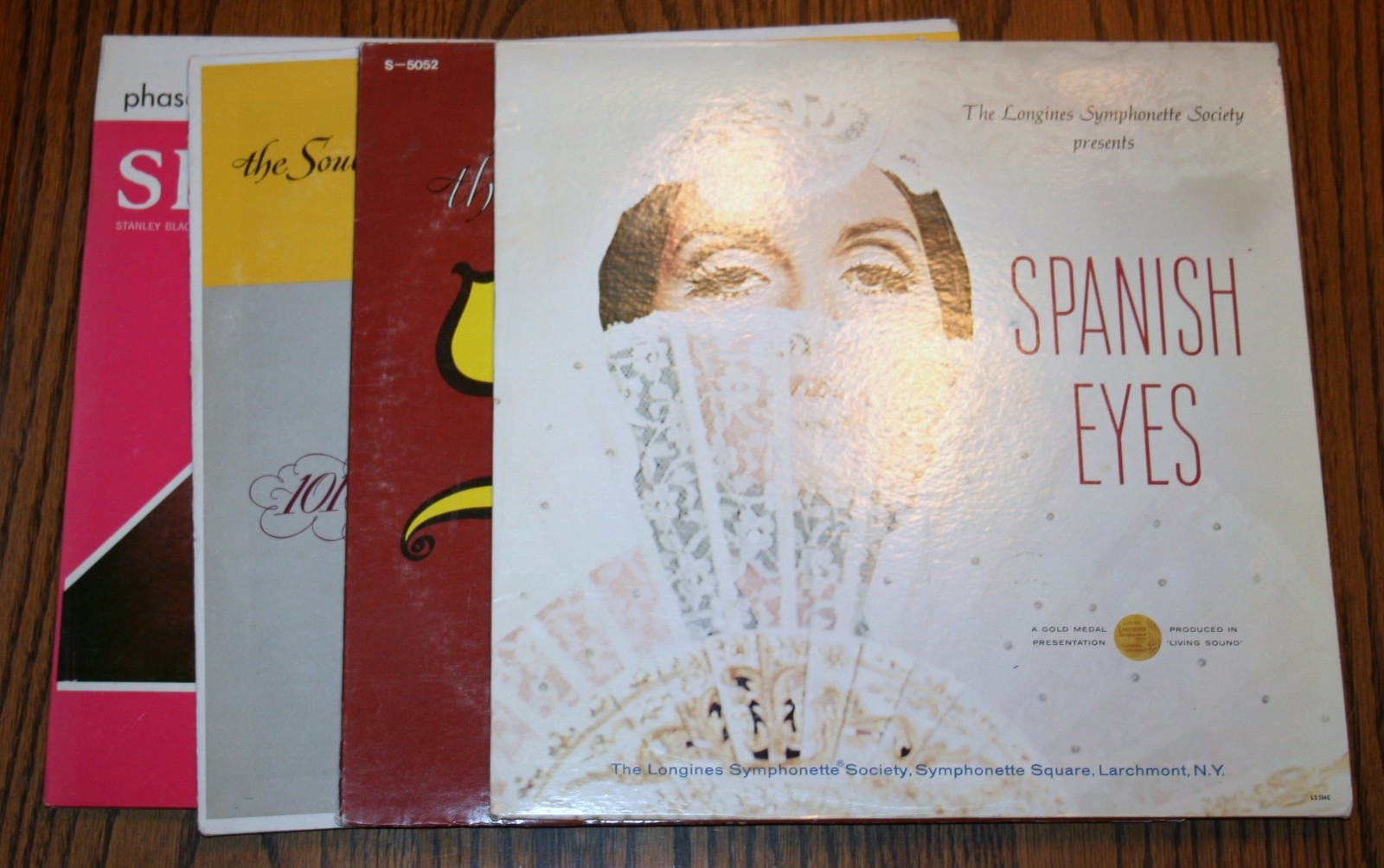 4 VINYL RECORD LOT SEE PHOTOS SPANISH EYES SOUL OF SPAIN