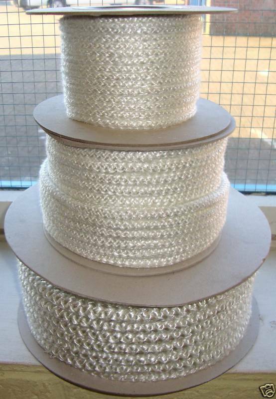 WOODBURNER STOVE DOOR ROPE SEAL FIRE 3,6,8,10MM GLASS GLUE CHOOSE WOOD  BURNER | eBay