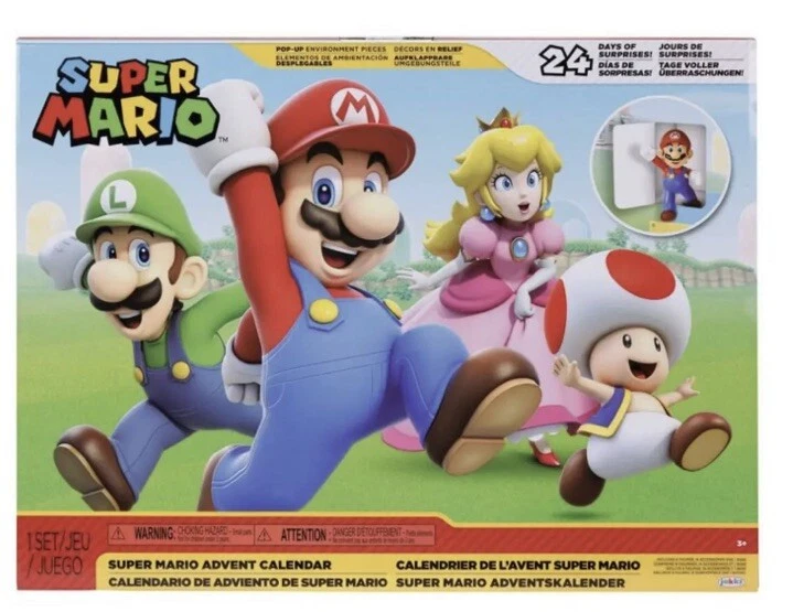 2023 Nintendo Super Mario 24 Piece Advent Calendar | eBay
