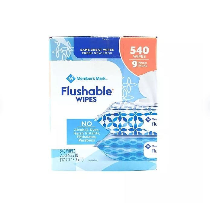 Member's Mark Flushable Scented Wipes (540 ct.) eBay