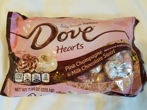 dove chocolate hearts pink 94oz discontinued swirl champagne milk
