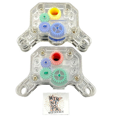 (2) K NEX Power Spring Friction Pull Back Motors   USED OEM   Standard