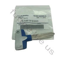 Genuine OEM Subaru STI Logo Titanium Key Blank Forester Impreza Legacy WRX BAJA