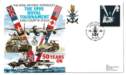 29/7/1995 UK GB Cover - RAF Introduces The 1995 Royal Tournament Earls Court #2