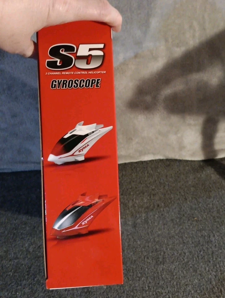 New Syma Speed S5 Red Remote Control HELICOPTER Gyroscope 3 Channel Toy Ages 14+ - Image 3 of 4