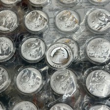 💥2010 CHINA SILVER PANDA 1 oz 10 YUAN, ORIGINAL SEAL BU⭐SALE FOR 1 COIN⭐