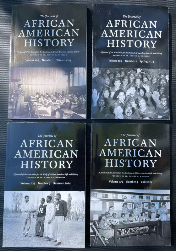 2024 Full Year 4 issues Journal of African American History ASLAH Many Subjects
