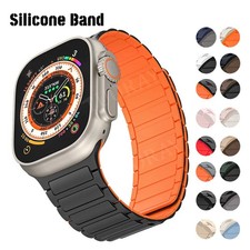Magnet Silikon Armband Für Apple Watch Series 11 10 9 8 7 6 5 SE Ultra 3 2 49mm