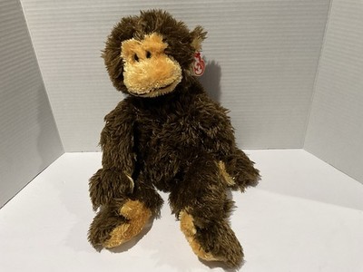 Ty Beanie Classic  Digits  Cute Chimpanzee Monkey Ape Brown and Tan Hard to Find