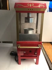 Old Fashioned Movie Time Popcorn Machine Helman Group Model 207226 FREE SHIPPING